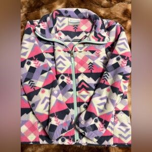 Columbia Multicolor Patterned Fleece Jacket